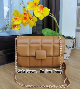 Jims Honey - Carla Bag - Tas wanita terbaru - tas tali rantai kekinian - tas kondangan cantik murah - fluppy bag kekinian - hand bag shoulder bag - tas korean