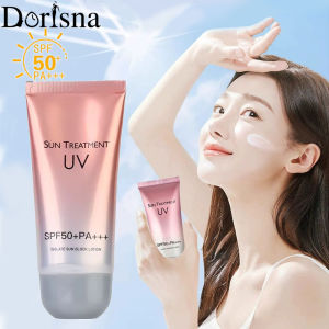 Dorisna 60ml Kem chống nắng SPF50 + Gel Kính lọc UV khoáng cách ly kem dưỡng ẩm làm trắng không thấm nước làm mới kem chống nắng