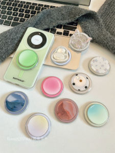 Portable Magnetic Phone Case for Women Strong Absorption Beautiful New Model Detachable Anti-Fall Huawei Apple Mobile Phone Holder