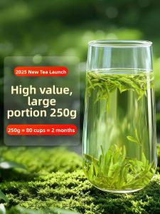 Aromatic Dragon Well Tea Gift Box New Spring Tea Rich Aroma Self Consumption Premium Green Tea from Zhejiang Province