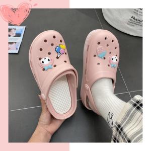 wulove มีชำระปลายทาง♥️ รองเท้าแตะหัวโต รองเท้าแตะยางนิ่มแบบสวมรัดสัน สีพาสเทลลายราคาถูก 🔊