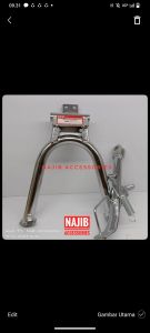 STANDART SAMPING & TENGAH STANDAR SETANDAR SET JUPITER Z/VEGA R/JUPITER CHROME BESI TEBAL