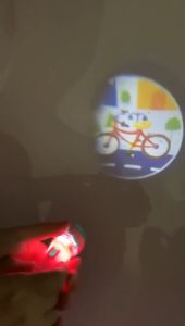 Childrens Projection Flashlight with 24 Pic Sleeping Story Book Flashlight Projector Torch Lamp Toy