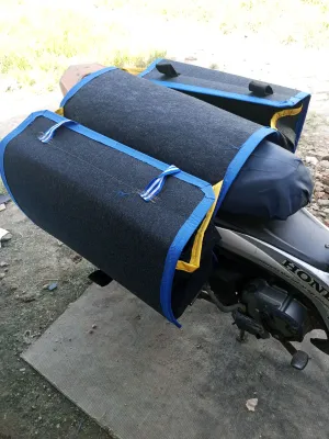 keranjang motor belanjaan/tas motor bahan kedoray