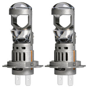 S&D H7 LED Projector Lens Canbus 80W 20000LM Double Lens H7 Car Headlight 6000K Car Led Light Bulbs Turbo Lamp for Auto Driving