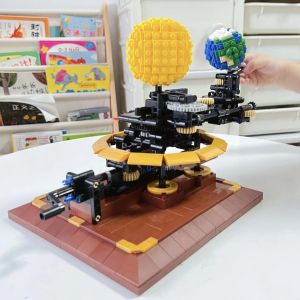 865 Chiếc Hệ Mặt Trời Khối Xây Dựng Bộ Sáng Tạo Ba Bóng Nhạc Cụ Khám Phá Không Gian Đồ Chơi Xếp Hình Cho Trẻ Em Quà Tặng Sinh Nhật