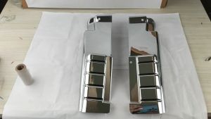 J130S06 CHROME TYRE MUDGURAD COVER SET FUSO FE71 1TON LORRY TRUCK AKSESORI