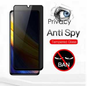 ANTIGORES INFINIX HOT 8 TEMPERED GLASS ANTIGORES CERAMIC PRIVACY SPY MATTE