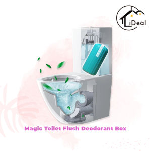 iDeal Home Magic Toilet Flush Cleaner Liquid Toilet Bowl Flush Aromatic Deodorant Cleaning Toilet Bowl Deodorant Box洁厕魔盒