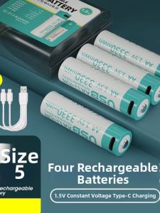 Type C Rechargeable Battery Constant Voltage 1.5V