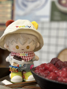 Cute Cotton Doll Clothes Set for 15cm Floating Dream Doll Sweet Style Bear Fairground Themed Clothing Changeable Doll Outfit