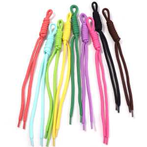 5pcs/lot Colorful Braided Lanyard Keychain Handmade Knot Nylon Rope Cord Thread For DIY Key Chain Pendant Bag Accessories