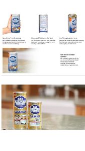 [New Bottle Packaging] Bar Keepers Friend Original Cleanser Multi Surface Cleanser 10oz 284g More convenient and portable