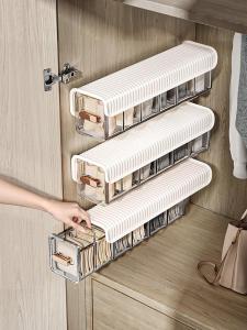 Hộp Đựng Đồ Lưu Trữ Giày Dép Treo Tường 3 Trong 1 Ngăn Kéo Để Đồ Lót Quần Áo Túi Đựng Đồ Dùng Gia Dụng Nhựa Phong Cách Bắc Âu