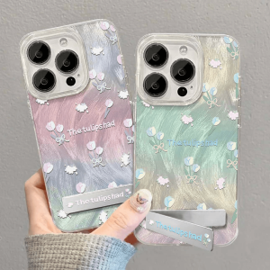 Green and Blue Tulip for 13 Apple 15promax Phone Case Iphone141211 Redmi K70 Xiaomi Glory 8090novap50 Protective Case 3040 Huawei Pura70mate60se