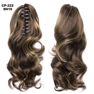 Claw Clip On Ponytails Extension Wavy Ponytails Hair 14/20Inches Synthetic Blonde Hair Natural Extension Hair Clip For Women