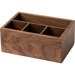 FANHAN | Real Wood Remote Control and Miscellaneous Items Storage Box