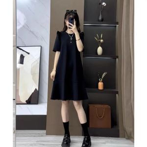 Slimming Summer Midi Dress T-Shirt Dress