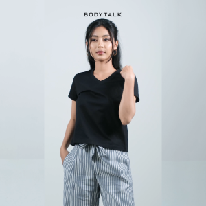 Bodytalk Kaos Wanita Sila Black Online 12326T4BK