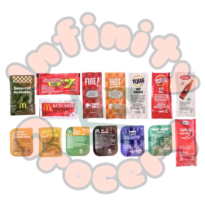 Chili Sauce Tomatoes Sauce Seeweed Shaker Japanese Curry Sauce Honey