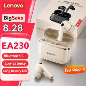 Lenovo | Lenovo New EA230 TWS Wireless  Bluetooth 5.4 Earbuds Earphones HD Stereo Sound ENC Noise Reduction Low Latency Gaming Mode Touch