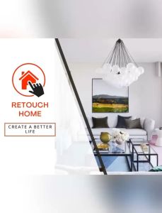 ReTouch Trash Can Foot Pedal Kitchen Waste Bin with Lid Garbage Bag Ring Step Open KC121