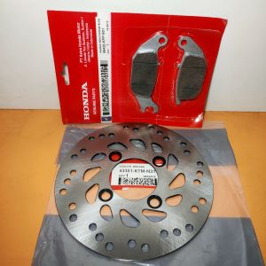 Piringan cakram belakang ktm dan kampas rem dispad belakang supra x 125 fi blade new sonic 150