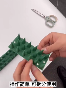 หนามไล่นกพิราบ ทำจากพลาสติก ป้องกันนกทุกชนิด(หนามกันนกเกาะ หนามไล่นก ไล่นกพิราบ หนามกันนก Bird spike ป้องกันนกเกาะ ป้องกันนกทำรัง bird spikes anti bird spikes)