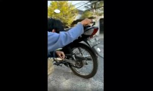 Altan Pompa Angin Ban Sepeda Motor Mobil Bola Balon dengan Tabung Meter Pompa Angin Portable