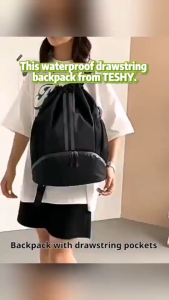 กระเป๋าสะพายไหล่กีฬาความจุขนาดใหญ่กันน้ำกระเป๋าเป้สะพายหลังน้ำหนักเบาวัสดุผ้า Oxford