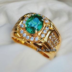 CINCIN BATU GREEN TOPAS CUTTING MINIMALIS