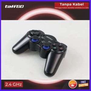 COD TaffGO Wireless Gamepad 2.4 GHz untuk Smart TV Box - TGZ-850M / Stick Game Tanpa Kabel / Stik PlayStation / Stik PS Wireless USB / Stik Laptop Komputer Game / Stik PlayStation Koneksi Tipe C USB / Stik Smartphone Ipad Multifungsi / Stik PS Berkualitas