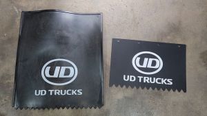 J130S13 TYRE MUDFLAPS UD TRUCK  YU41 NU41 CD45 CD48 CW52 LORRY TRUCK