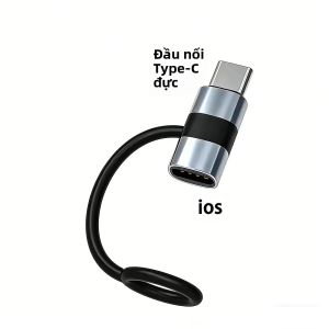 NNBILI PD30W Bộ Chuyển Đổi USB Type C Sang iOS Bộ Chuyển Đổi Từ Nam Sang Nữ Đầu Nối Nhanh Cho iPhone 15/14/13/12/11 MacBook