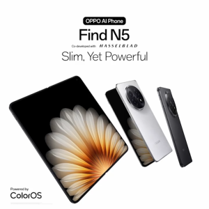 OPPO Find N5丨Ultra -thin body 6.62 inchs/8.12 inches Snapdragon 8 Elite IPX8/IPX9 water resistant120Hz 80W Fast Charging