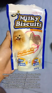 200g Pet Plus Calcium Milky Biscuit Biscuits Dog Treat Dogs Snack Food All Stages Adult Puppy