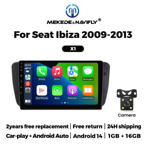 Android 15 IPS Touch Screen Car Radio For Seat Ibiza 6j 2009-2013 Wireless Carplay Android Auto Multimedia Player GPS Autoradio