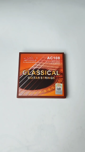 Alice AC108 Classical Guitar Strings Sliver Plated Copper Wound Clear Nylon Normal High 6 Strings