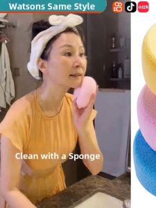 Popular New Extra Large Thickened Face Washing Sponge Deep Clean