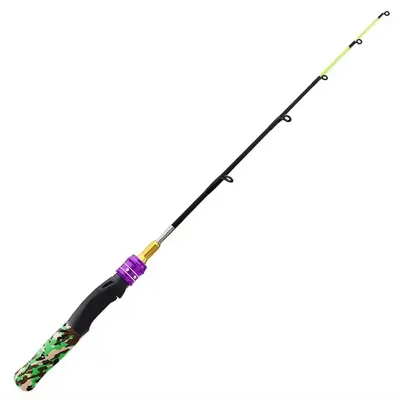 61cm Ice Fishing Rod Carbon Spinning Winter Raft Shrimp Carp Fishing Child Pole Winter Fishing Rod Tackle