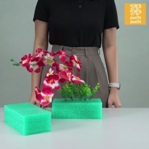 PUCHIPACK【25pcs/50pcs】60mm(T) x 100mm(W) x 200mm(L) Sponge Flower/Span Bunga / Bouquet / Span Kering / PE Foam