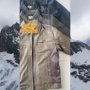 Jaket Kombinasi Kerah Dalam Bludru