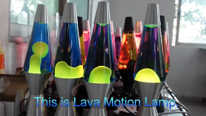 Glob World Lava Lamp Night Light Wax Desk Lamp