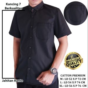 Kemeja Pria Lengan Pendek Reguler Kasual Banyak Pilihan Warna Mewah Trend Terbaru