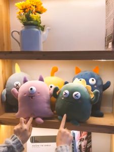 Insta little monster stuffed horn monster plushie Monster Plush Toy childrens Birthday gift Present 角怪兽公仔