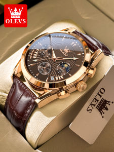 OLEVS | Mens Automatic Mechanical Moon Phase Waterproof Luminescent Watch