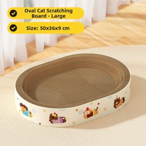 7o | Durable Scratch-Resistant Cat Scratch Board and Bed