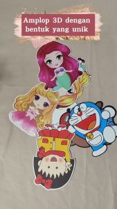 Amplop Uang Lebaran Karakter Unik Lucu