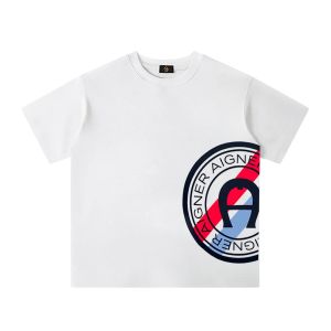 Bandai | Baby Boy Fashionable Short Sleeve Cotton T-shirt Loose Fit Sports Top Circular Letter Logo Summer Wear