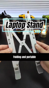 Laptop Stand Notebook Tablet Stand Foldable Portable Desktop Stand Adjustable